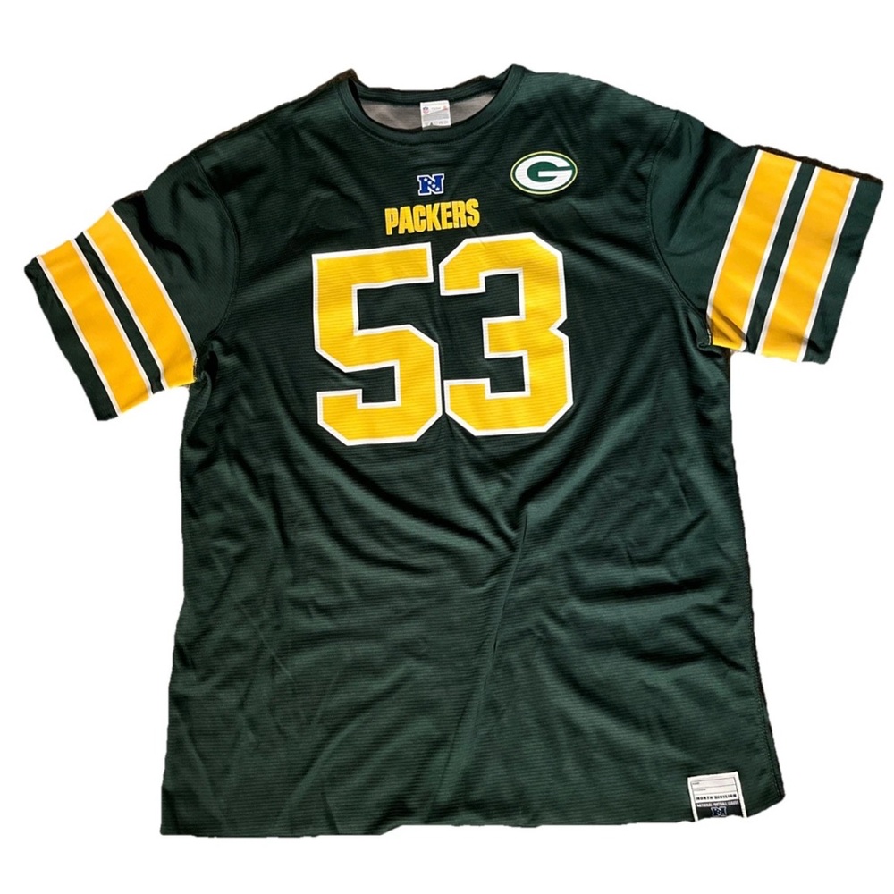 Green Bay Packers Shirt Mens Size X-Large Green Short Sleeve
